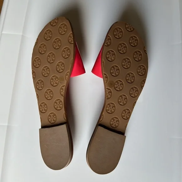 Tory Burch Miller NWOT slide sandal pink gold patent leather summer spring - Picture 8 of 10